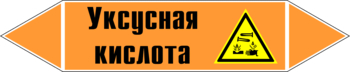 Маркировка трубопровода "уксусная кислота" (k06, пленка, 507х105 мм)" - Маркировка трубопроводов - Маркировки трубопроводов "КИСЛОТА" - ohrana.inoy.org